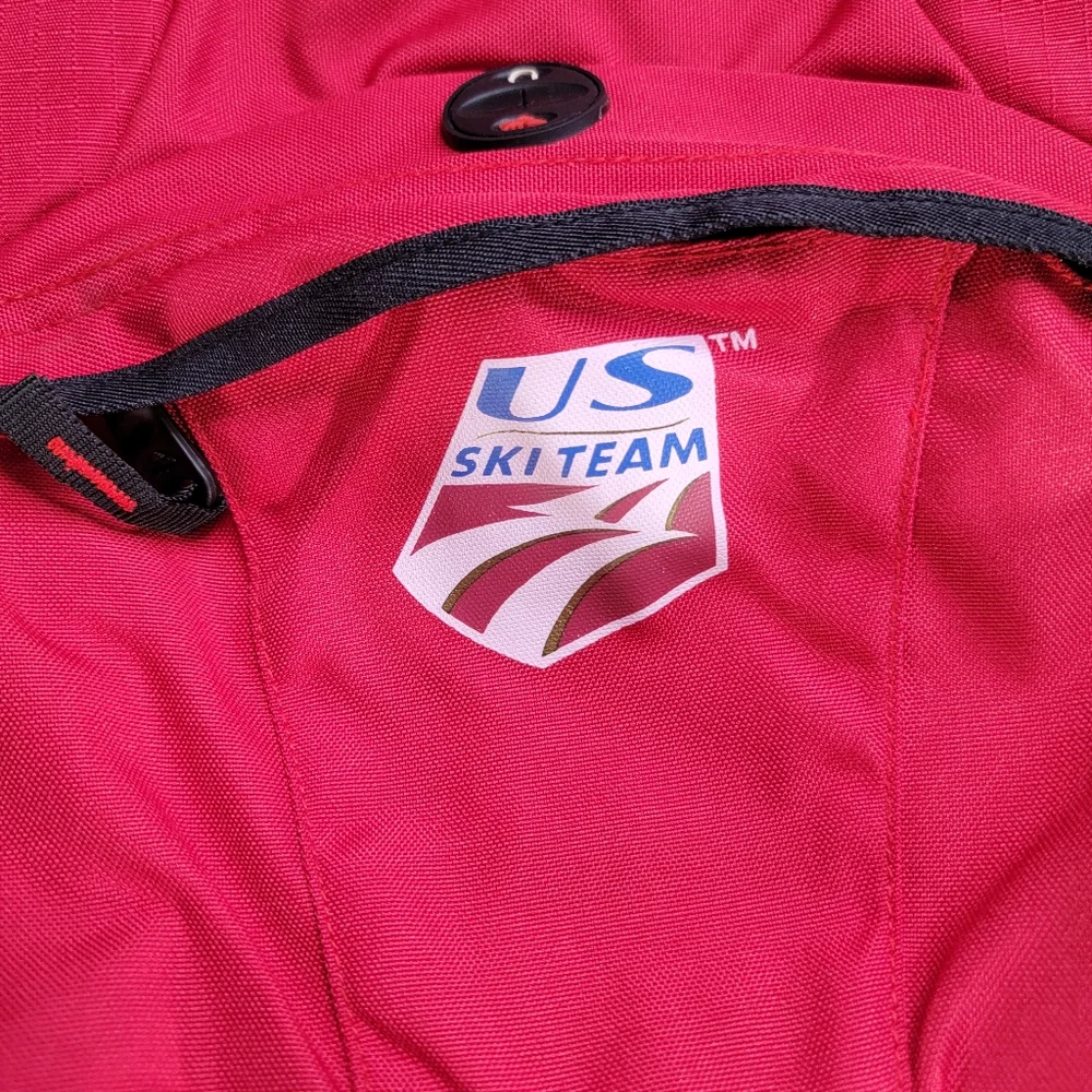 High Sierra USA Ski Team Small Backpack Red Black 16in L X 11in W Dannon New